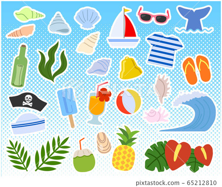Summer leisure illustration / vector Summer leisure illustration / vector 65212810