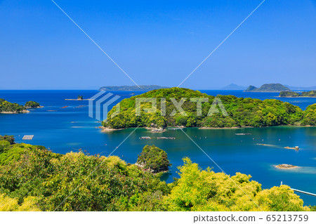 長崎_九十九島的絕景(船越展望台) 長崎_九十九島的絕景(船越展望台) 65213759