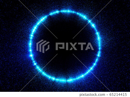 Abstract blue ray circle and black background Abstract blue ray circle and black background 65214415