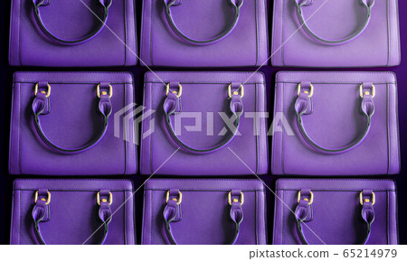 Bags of fashion items in various colors Bags of fashion items in various colors 65214979