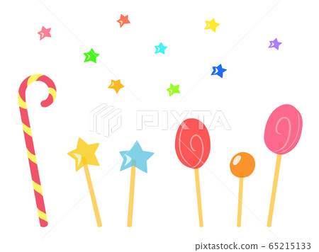 Simple candy set - Stock Illustration [65215133] - PIXTA