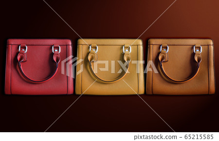 Bags of fashion items in various colors Bags of fashion items in various colors 65215585