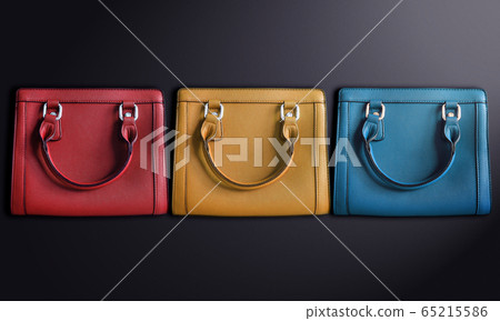 Bags of fashion items in various colors Bags of fashion items in various colors 65215586