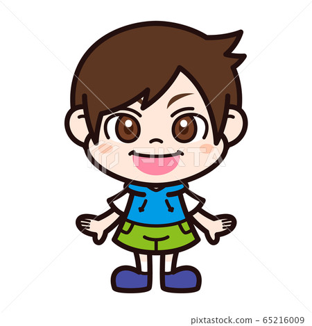 Boys' smile - Stock Illustration [65216009] - PIXTA