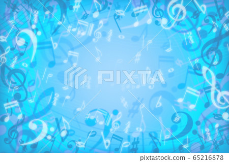 Illustration of musical notes 65216878