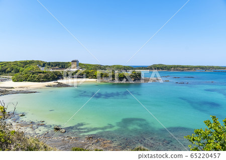 長崎縣對馬三田濱海灘 65220457