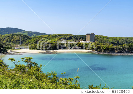 長崎縣對馬三田濱海灘 65220463