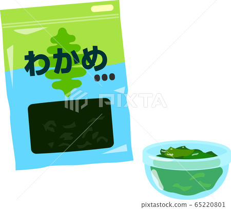 Dried seaweed reconstituted with water Dried seaweed reconstituted with water 65220801