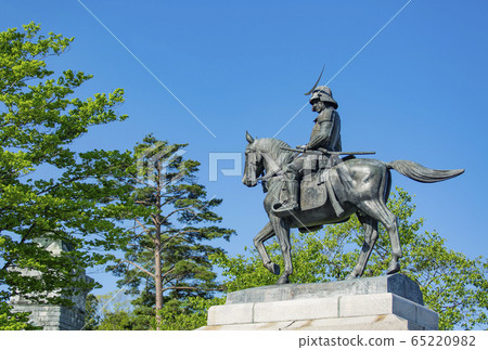 Date Masamune Equestrian Statue Aoba Castle Cape Sendai City 65220982