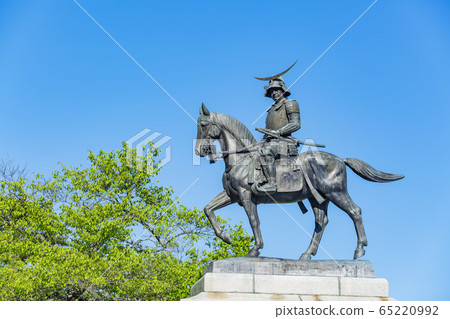 Date Masamune Equestrian Statue Aoba Castle Cape Sendai City 65220992