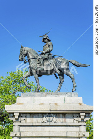 Date Masamune Equestrian Statue Aoba Castle Cape Sendai City Date Masamune Equestrian Statue Aoba Castle Cape Sendai City 65220998