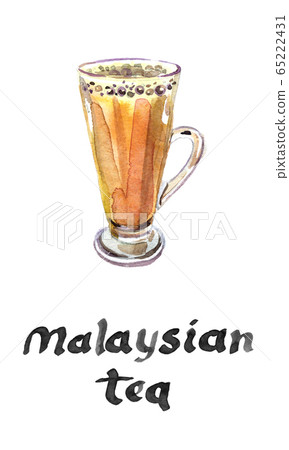Teh tarik, the famous Malaysian tea, traditional drink. This drink is preferred to all societies in Malaysia, Indonesia and singapore 65222431