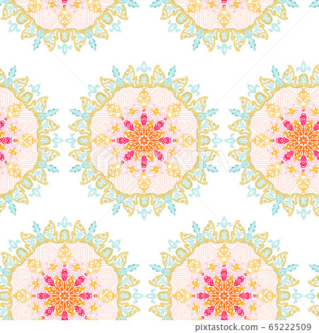 Elegant beautiful abstract paisley baroque pattern Elegant beautiful abstract paisley baroque pattern 65222509