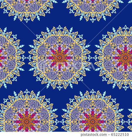 Elegant beautiful abstract paisley baroque pattern Elegant beautiful abstract paisley baroque pattern 65222510