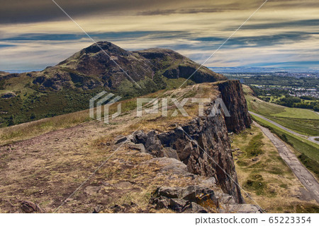 Beautiful landscape of Arthur's Seat mountain in 65223354