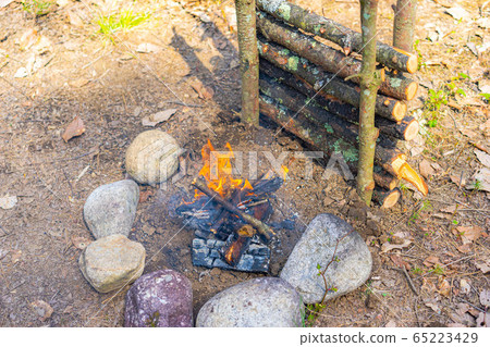 Bushcraft材料篝火晚會 65223429