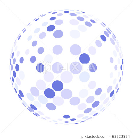 Abstract globe symbol, isolated vector icon, Abstract globe symbol, isolated vector icon, 65223554