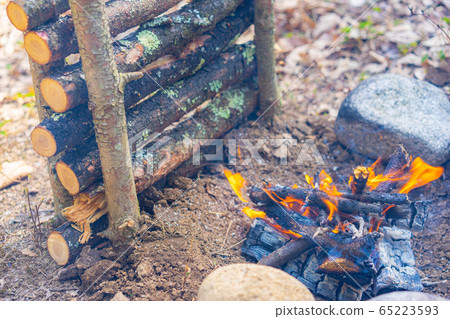 Bushcraft材料篝火晚會 65223593