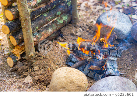 Bushcraft材料篝火晚會 65223601