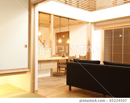 Stylish Japanese style room and LDK image Stylish Japanese style room and LDK image 65224507