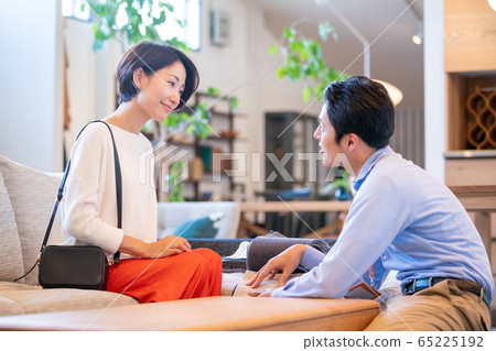 Shopping furniture store interior 65225192