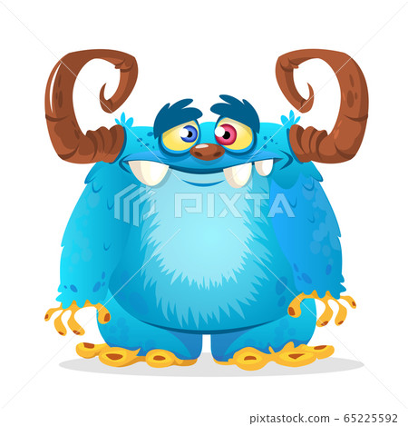Happy cartoon monster. Vector character Happy cartoon monster. Vector character 65225592