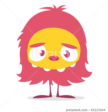 Cute cartoon monster. Vector illustration. Halloween design 65225844