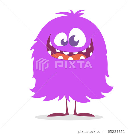 Cute cartoon monster. Vector illustration. Halloween design Cute cartoon monster. Vector illustration. Halloween design 65225851
