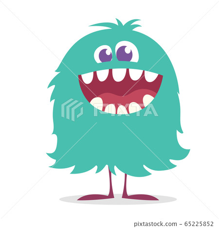 Cute cartoon monster. Vector illustration. Halloween design Cute cartoon monster. Vector illustration. Halloween design 65225852