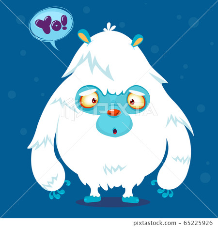 Funny cartoon monster. Vector illustration Funny cartoon monster. Vector illustration 65225926