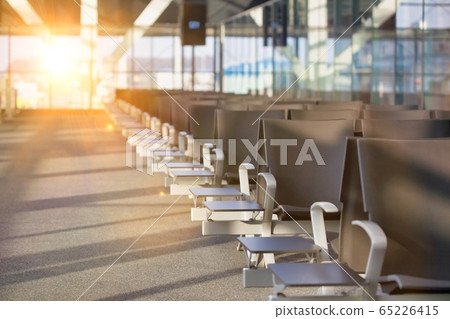 Photo of empty boarding gate in airport Photo of empty boarding gate in airport 65226415