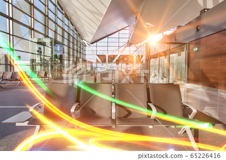 Photo of empty boarding gate in airport Photo of empty boarding gate in airport 65226416