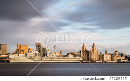 HMS Prince of Wales at sunset HMS Prince of Wales at sunset 65226815