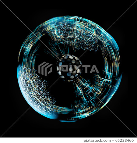 Energy Sphere With Glowing Core 65228460