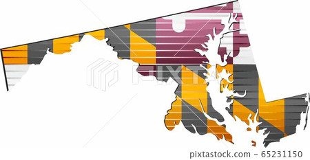 Shiny Grunge map of the Maryland Shiny Grunge map of the Maryland 65231150