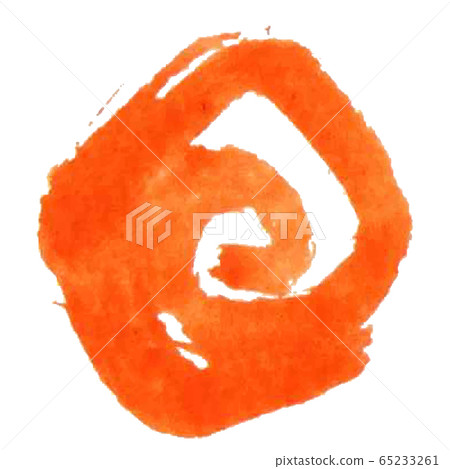 Vector material, paint material, bleed, gradation Vector material, paint material, bleed, gradation 65233261