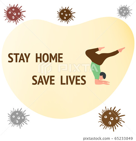 Quarantine Stop Coronavirus Sport People Stay home Quarantine Stop Coronavirus Sport People Stay home 65233849
