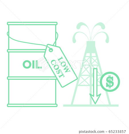 Oil Economic Crisis Drop prices falls down WTI Oil Economic Crisis Drop prices falls down WTI 65233857