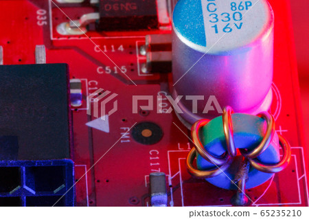 Electronic Printed Circuit Board with Electronic components Electronic Printed Circuit Board with Electronic components 65235210