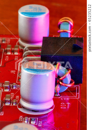 Electronic Printed Circuit Board with Electronic components 65235212