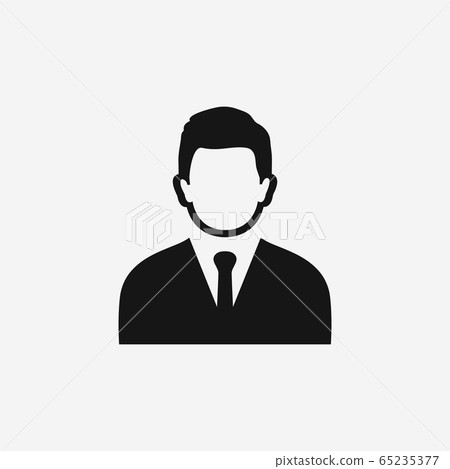 Businessman Icon. Editable Vector EPS Symbol... - Stock Illustration ...
