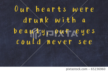 Chalk wise inscription on black chalkboard 65236960