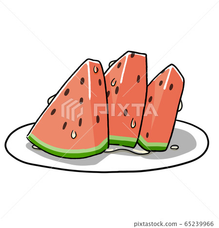 西瓜夏季七月八月水果季節 65239966