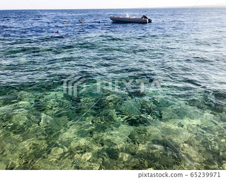 Inflatable boat, boat on the background Inflatable boat, boat on the background 65239971
