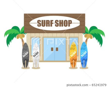 Surf shop illustration 65241979
