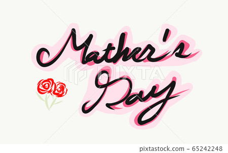 Mother's Day Handwritten Characters Mother's Day Handwritten Characters 65242248