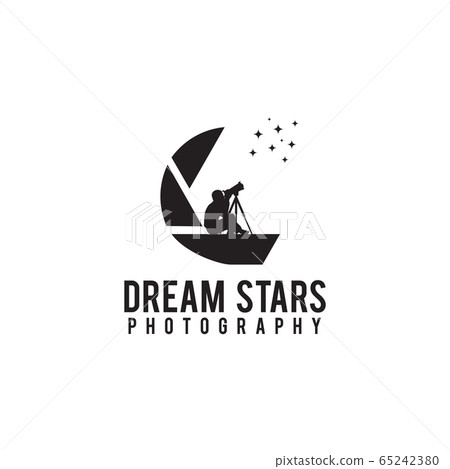Photography company logo design with using man Photography company logo design with using man 65242380