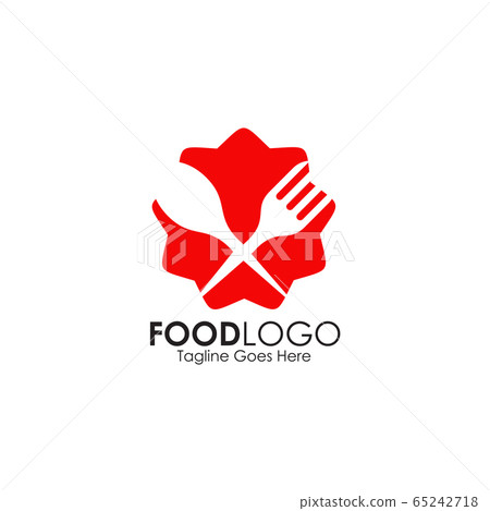 Food logo design vector template 65242718