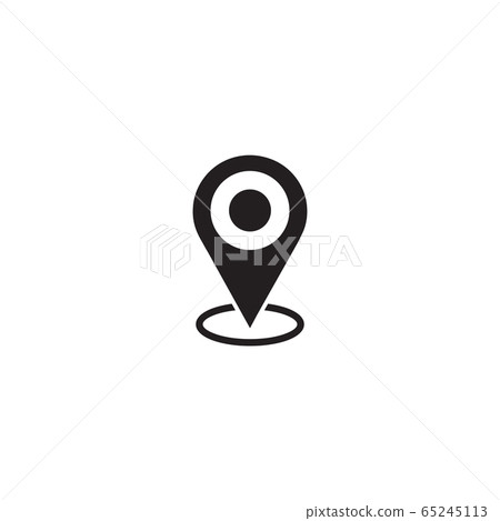 Location pointer icon logo design vector template Location pointer icon logo design vector template 65245113