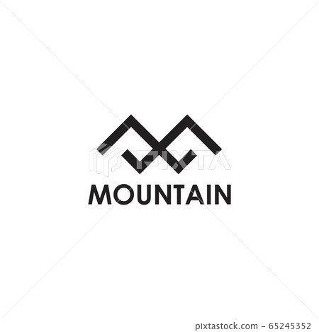 M letter initial logo design vector template 65245352